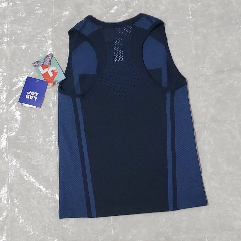 Joy Lab Blue Razor Back Tank Top - Picture 5 of 7